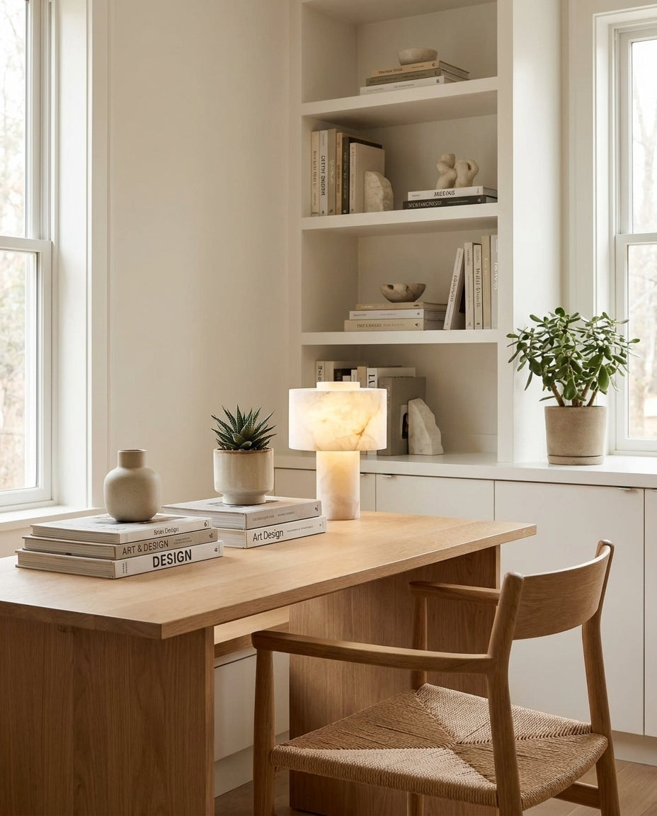 Navencrest Alabaster Table Lamp
