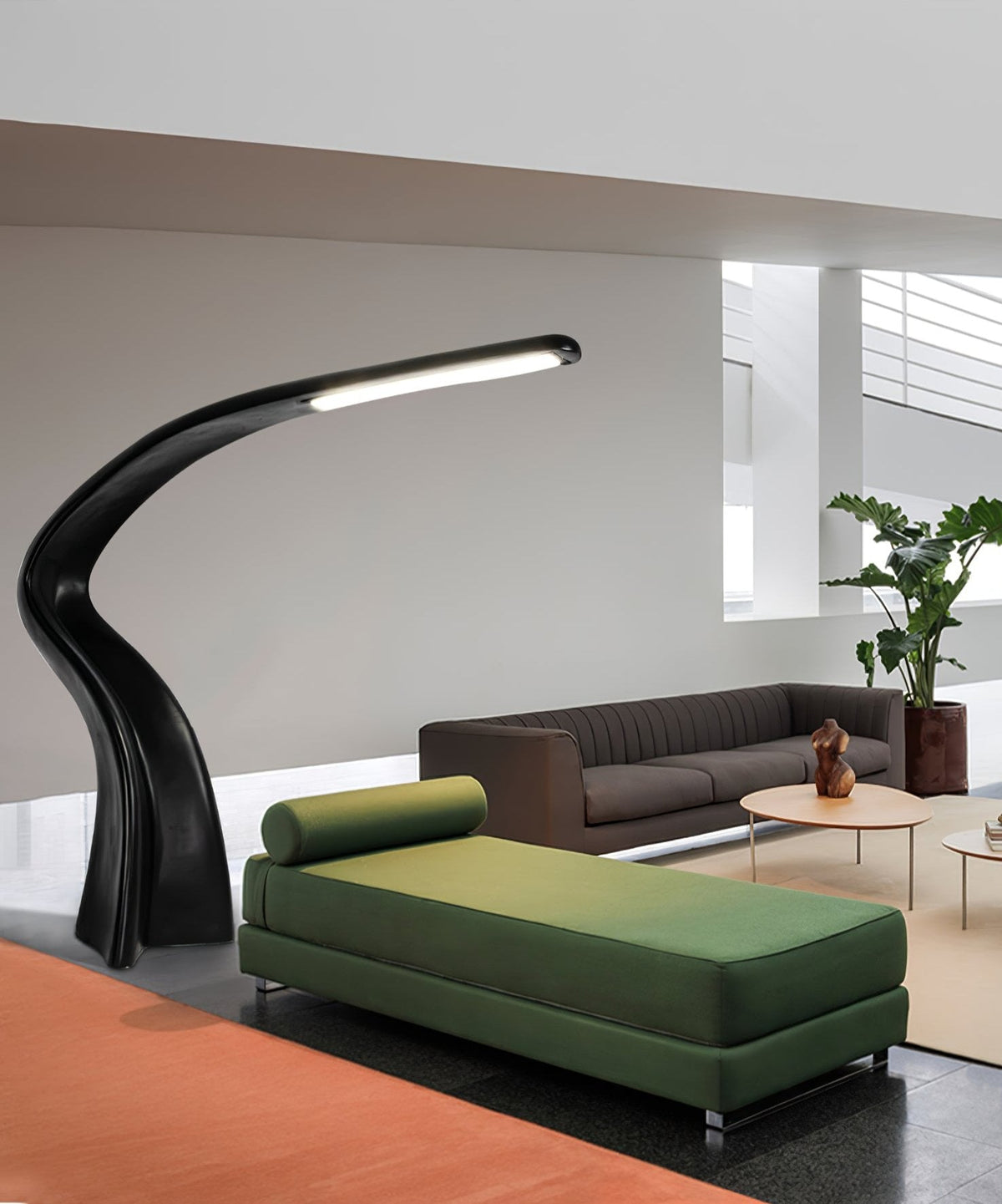 Fluten Black Modern Floor Lamp