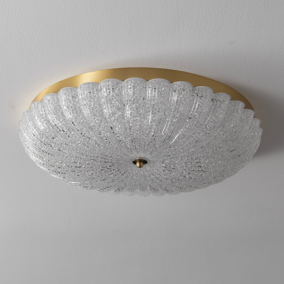 Celeria Premium Nordic Art Brass Glass Ceiling Lamp