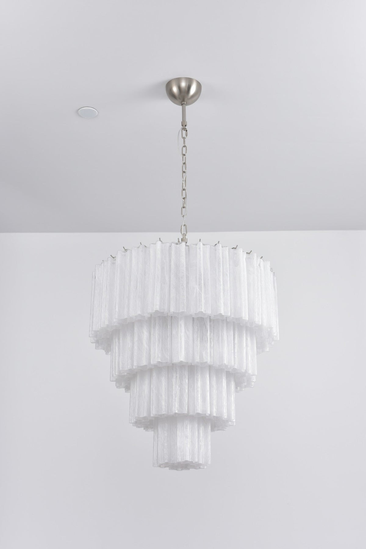 Velanora Chandelier Cascade Layered Glass Elegant Vintage