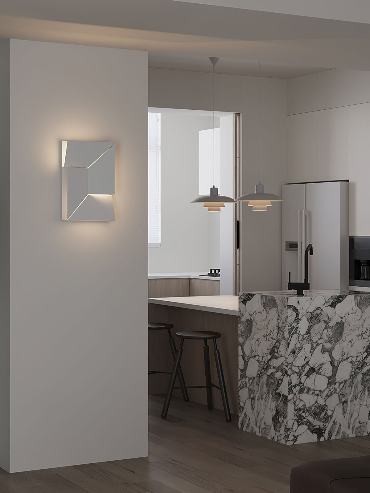 Wynor Shadows Grand Sconce Wall Lamp