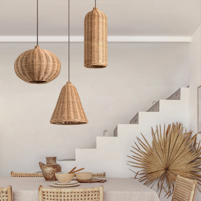 Marleigh Woven Rattan Pendant Lamp