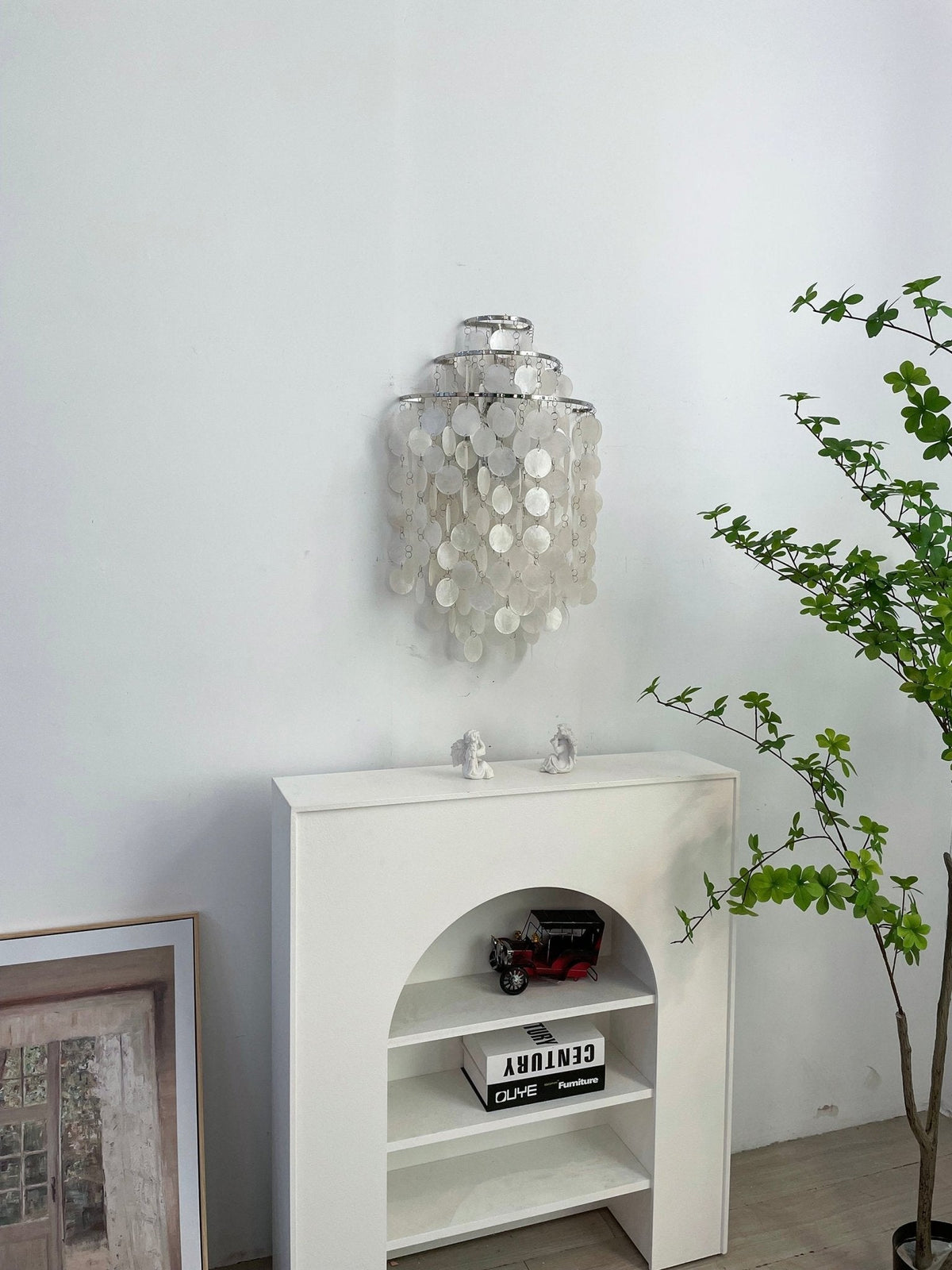 Shell Postmodern Luxury Cascading Wall Light