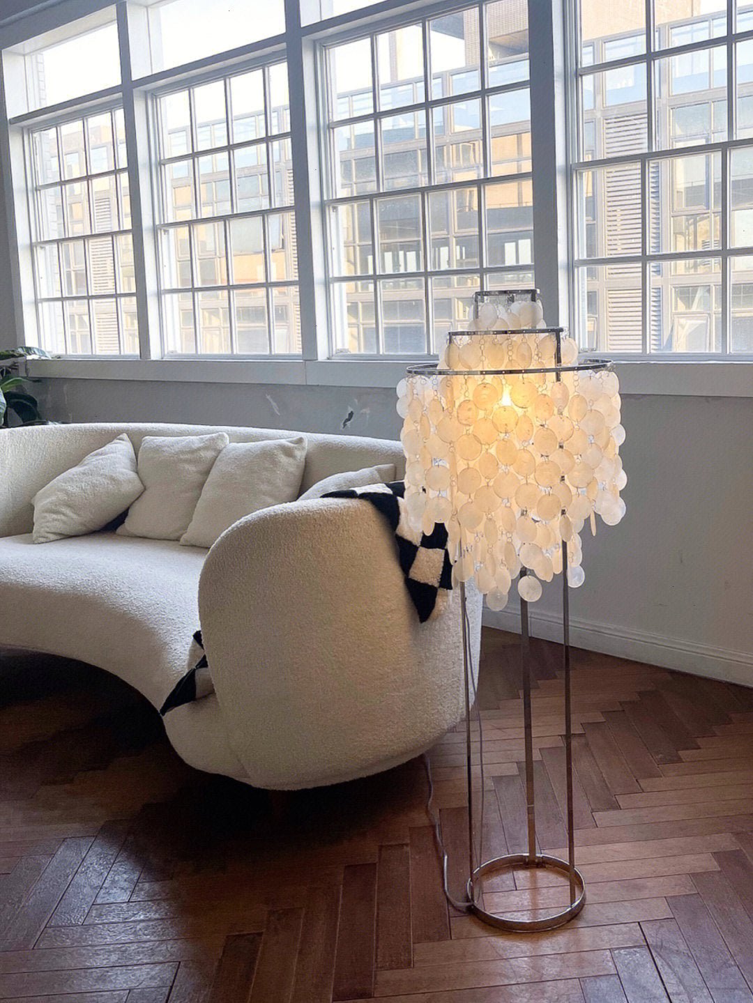 Wern Glam Glass Floor Lamp