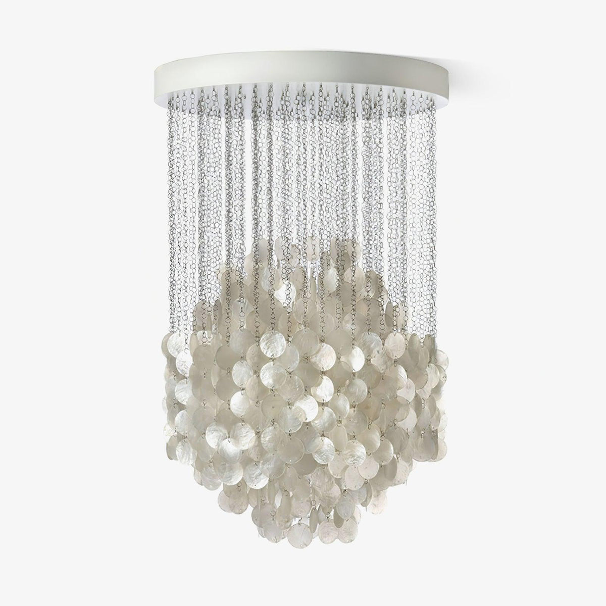 Neloza Coastal Shell Waterfall Pendant Light