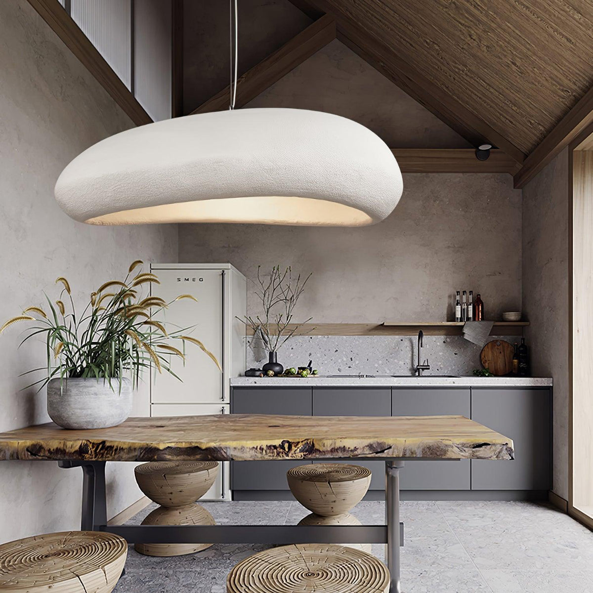 Mino Premium Nordic Art Cloud Plastic Pendant Light