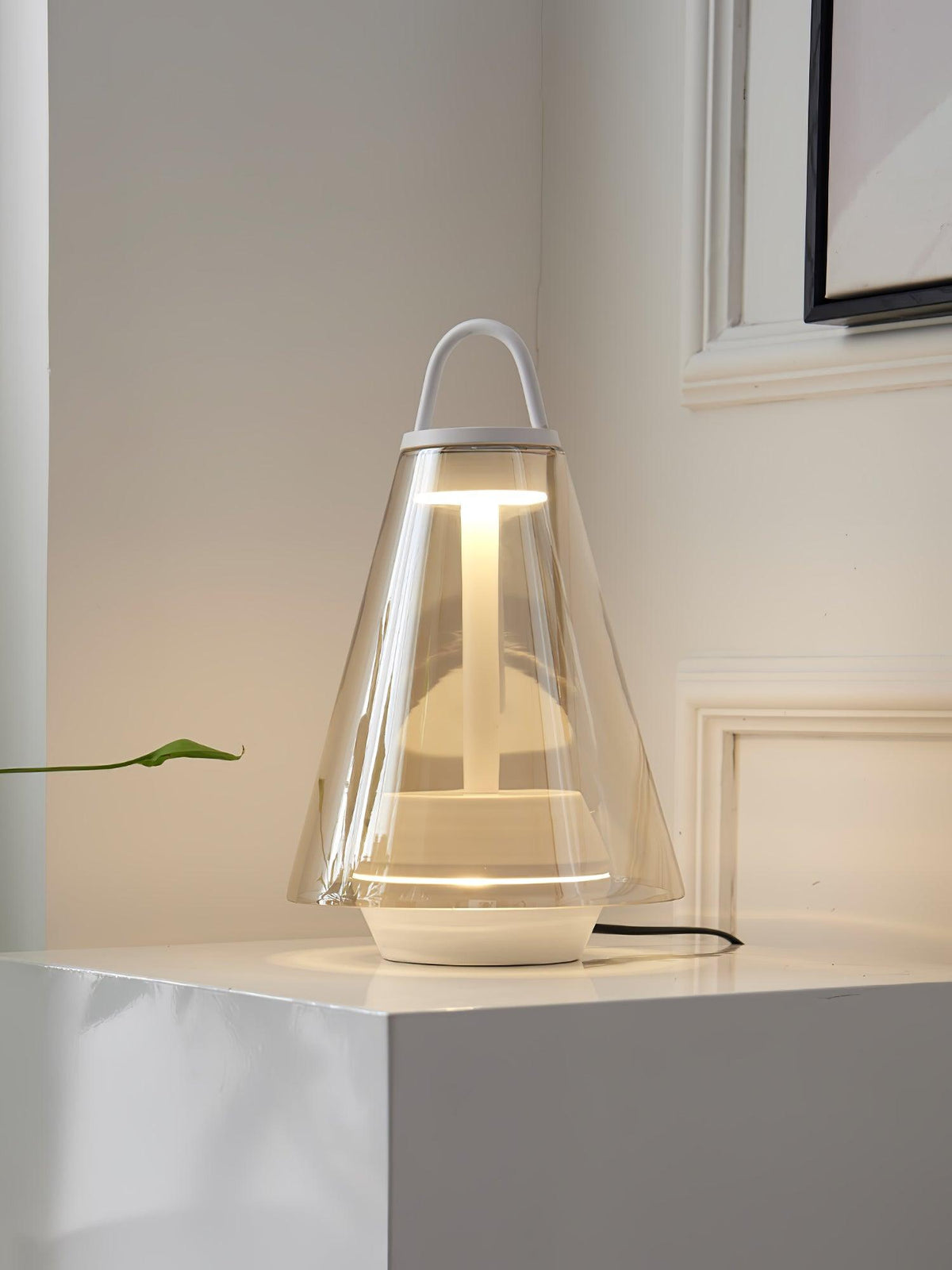 Emarir Scandinavian Glass Table Lamp