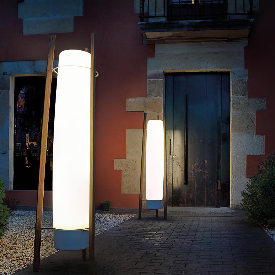 Zezoraril Wabi-Sabi Wood Floor Lamp