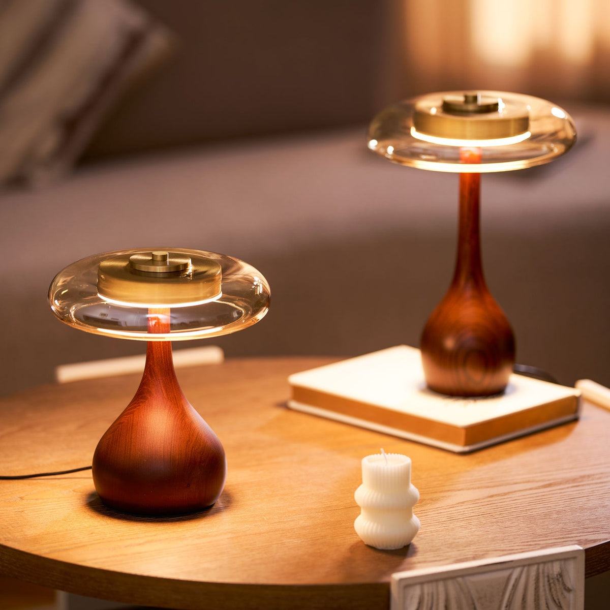 Dahya Wood Table Lamp