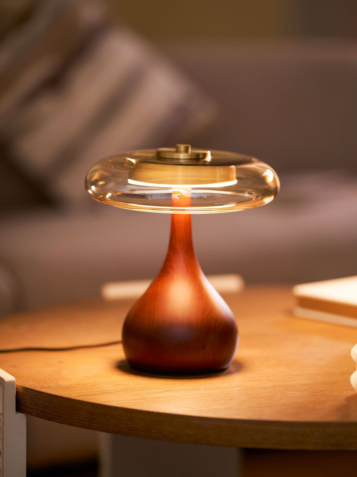 Dahya Wood Table Lamp