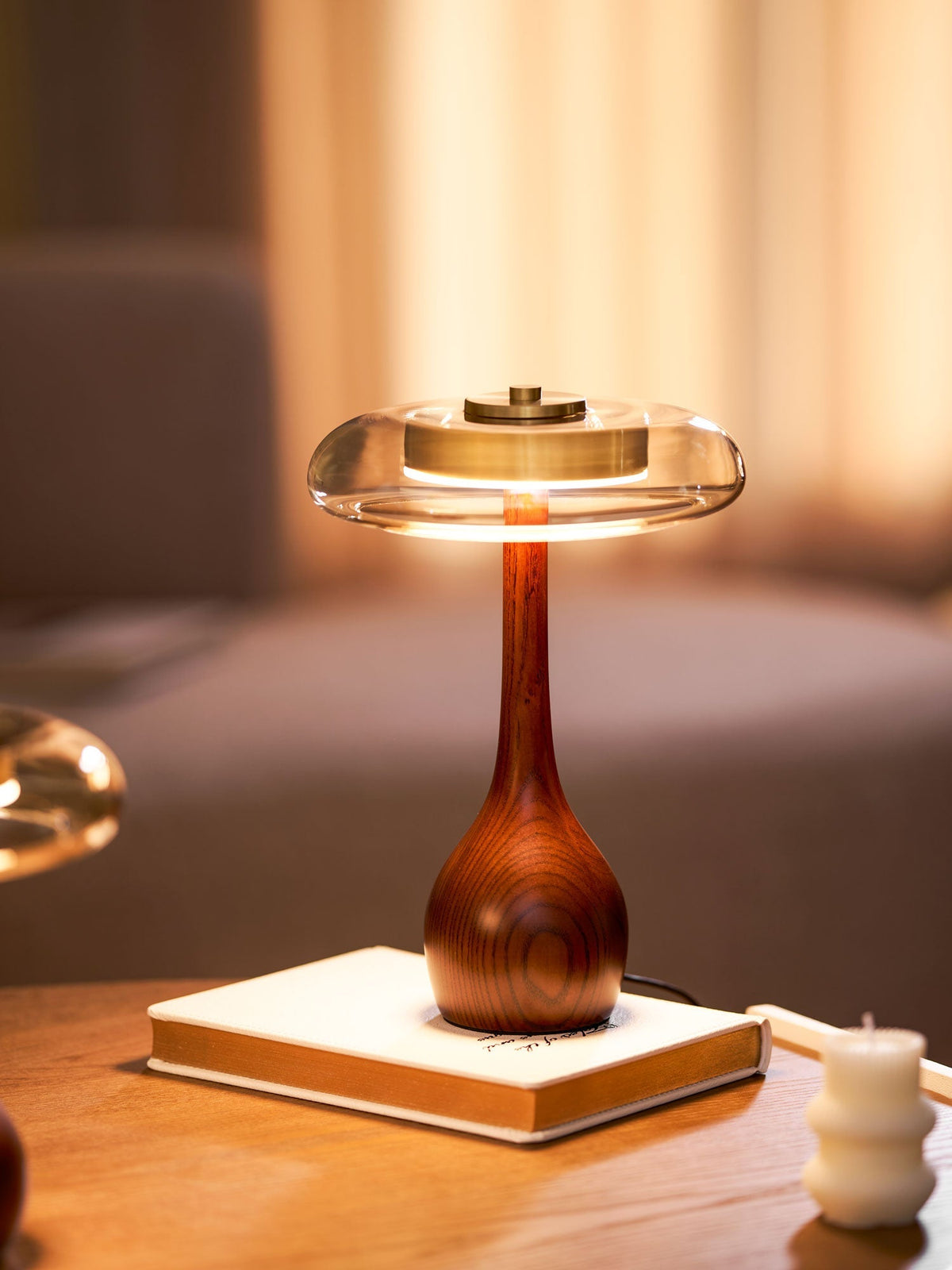 Dahya Wood Table Lamp