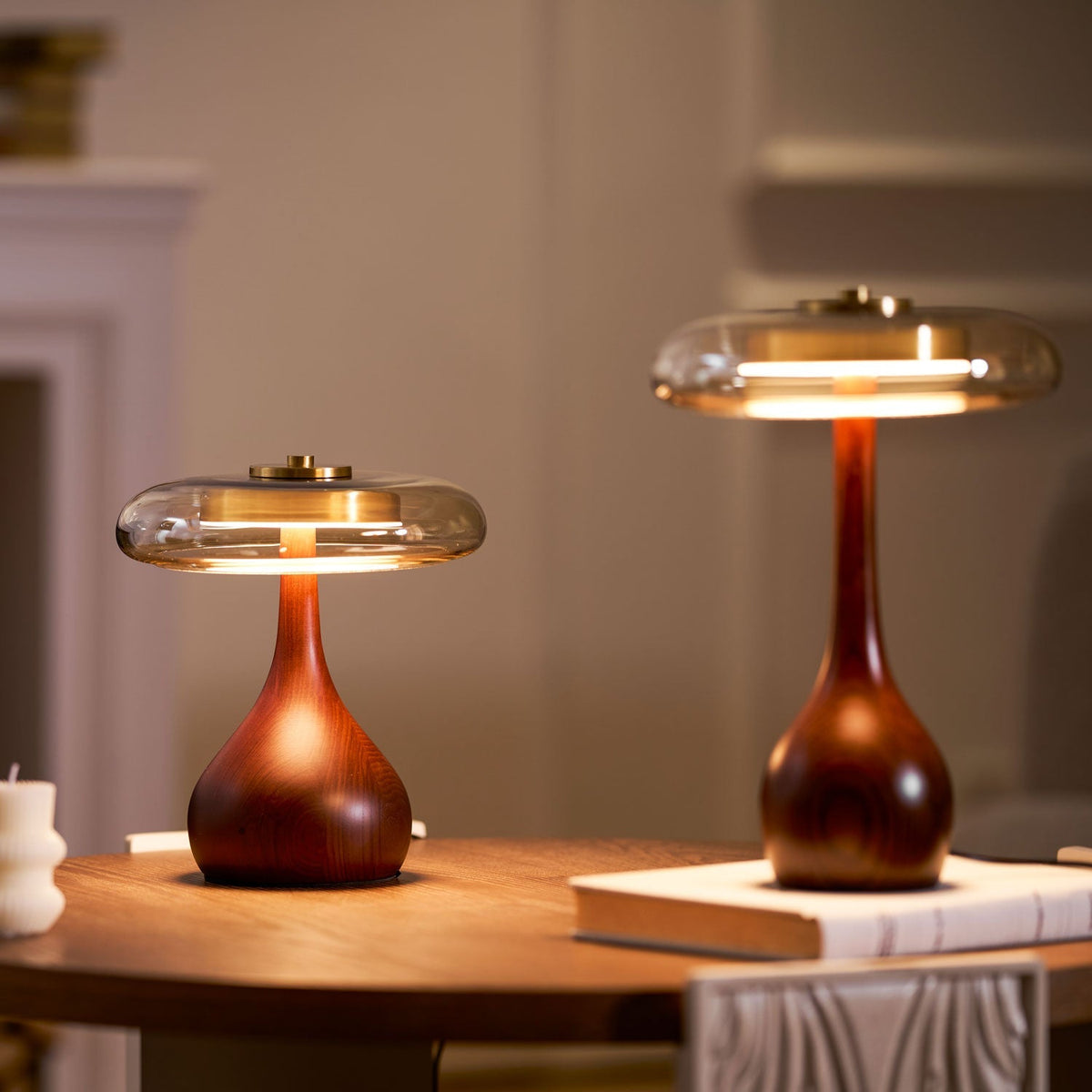 Dahya Wood Table Lamp
