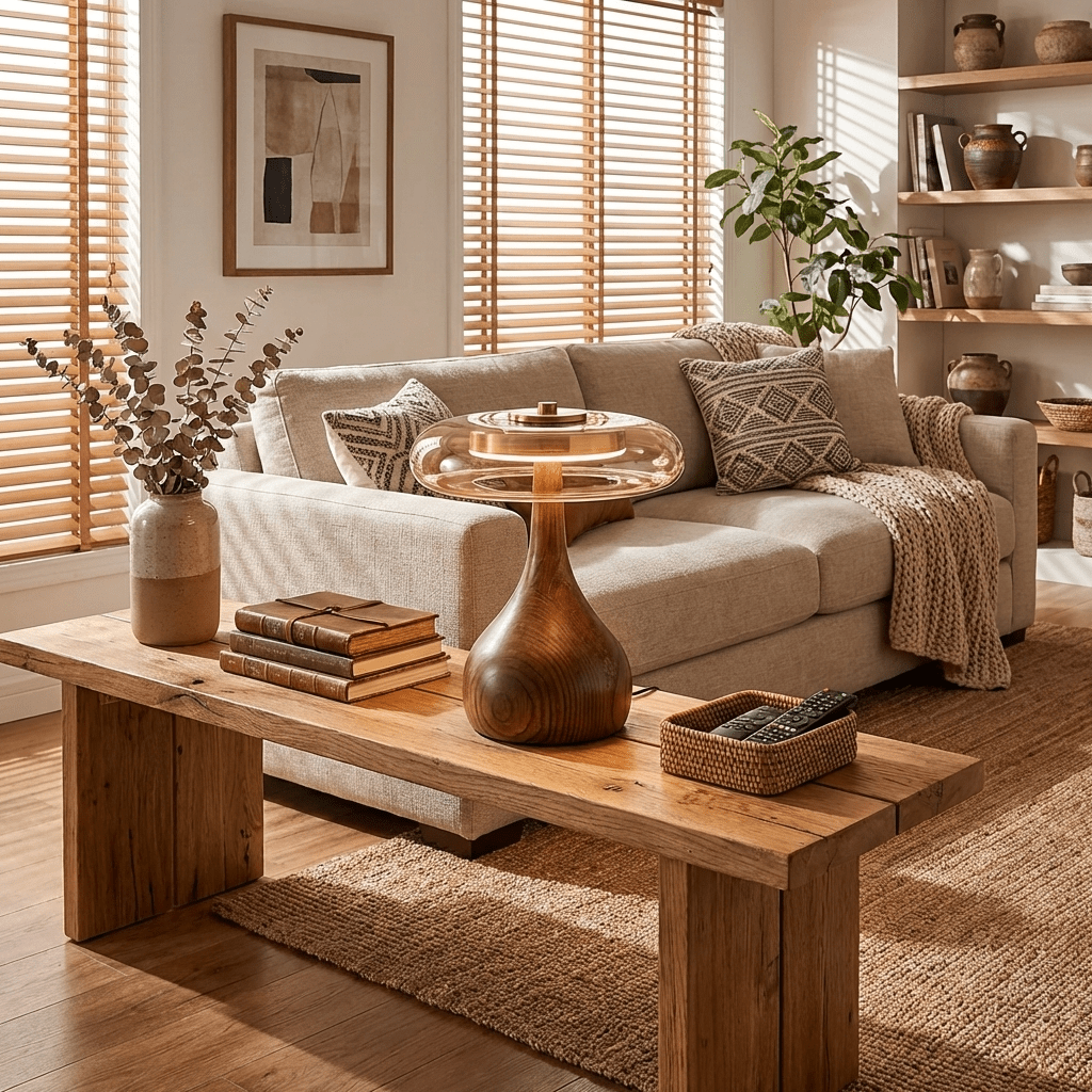 Dahya Wood Table Lamp