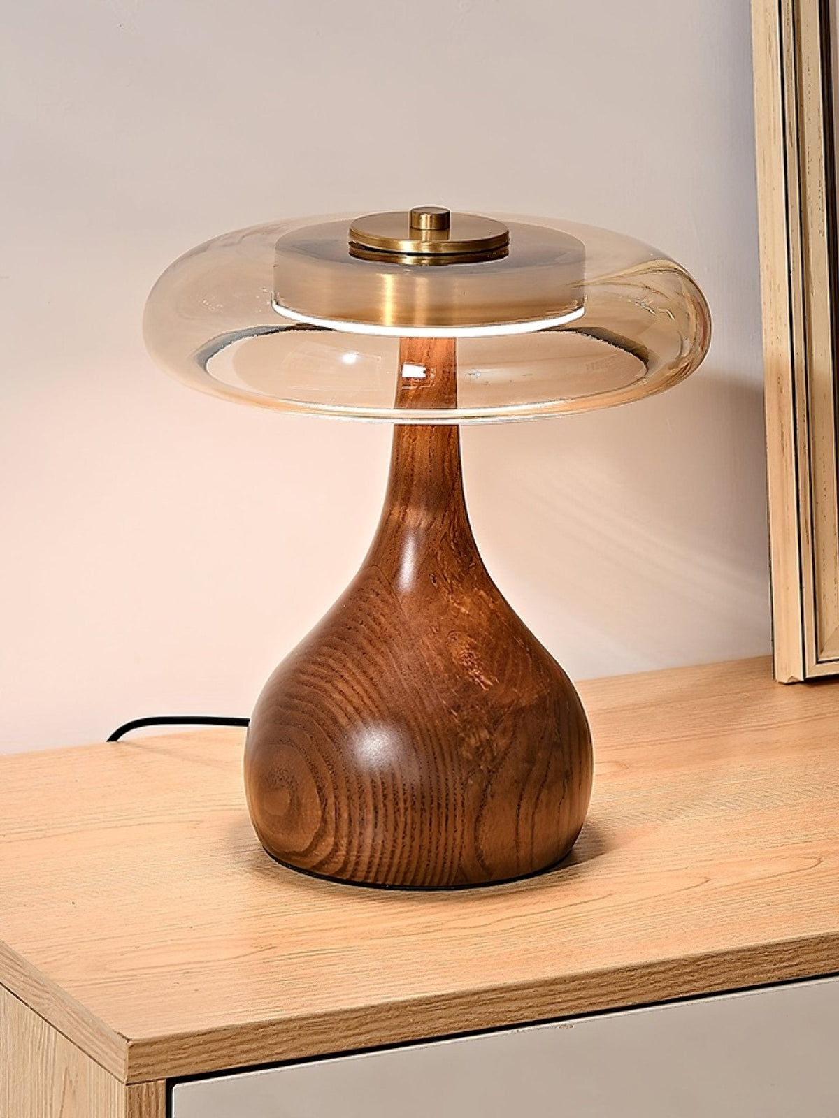 Dahya Wood Table Lamp