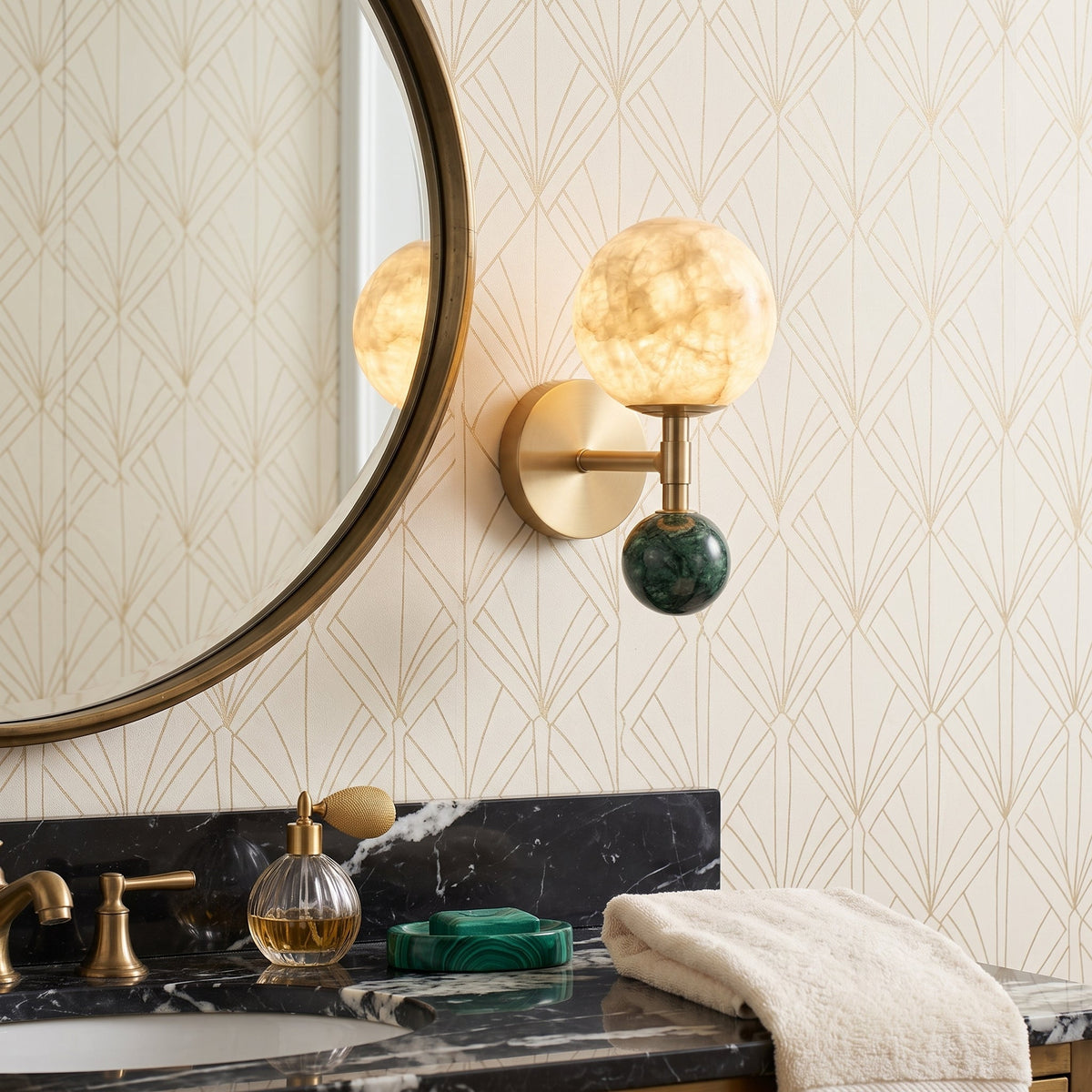 Tarrowcombe Alabaster Wall Sconce