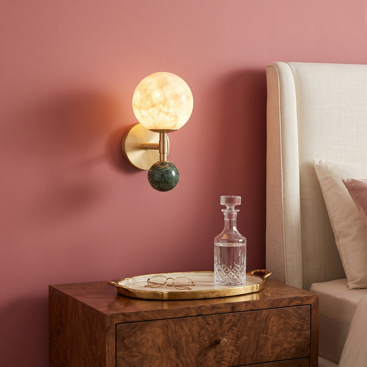 Tarrowcombe Alabaster Wall Sconce
