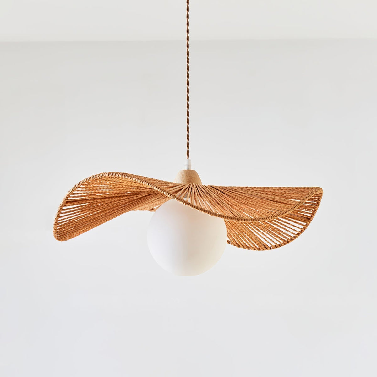 Yaslen Art Natural Woven Pendant Lamp
