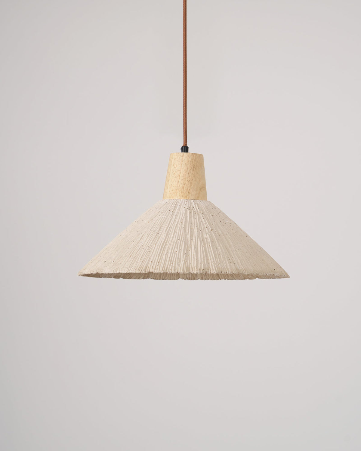 Lirixon Pendant Lamp Concrete Pleated