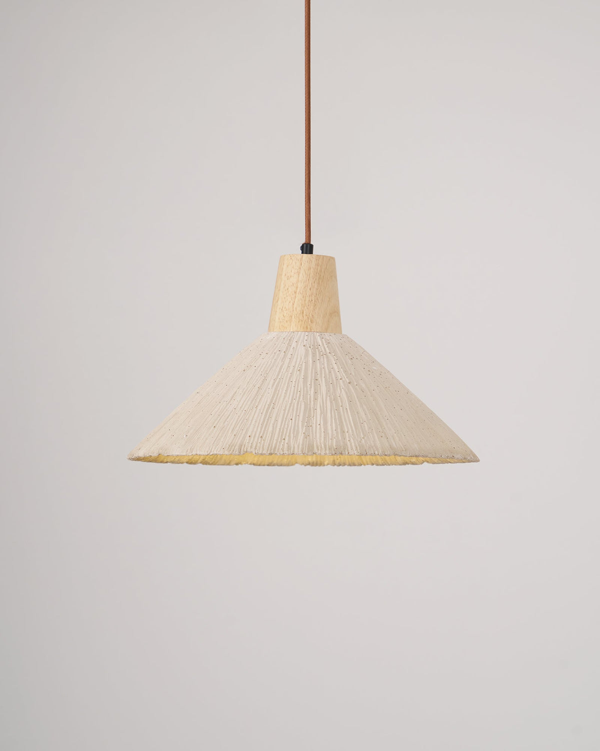 Lirixon Pendant Lamp Concrete Pleated