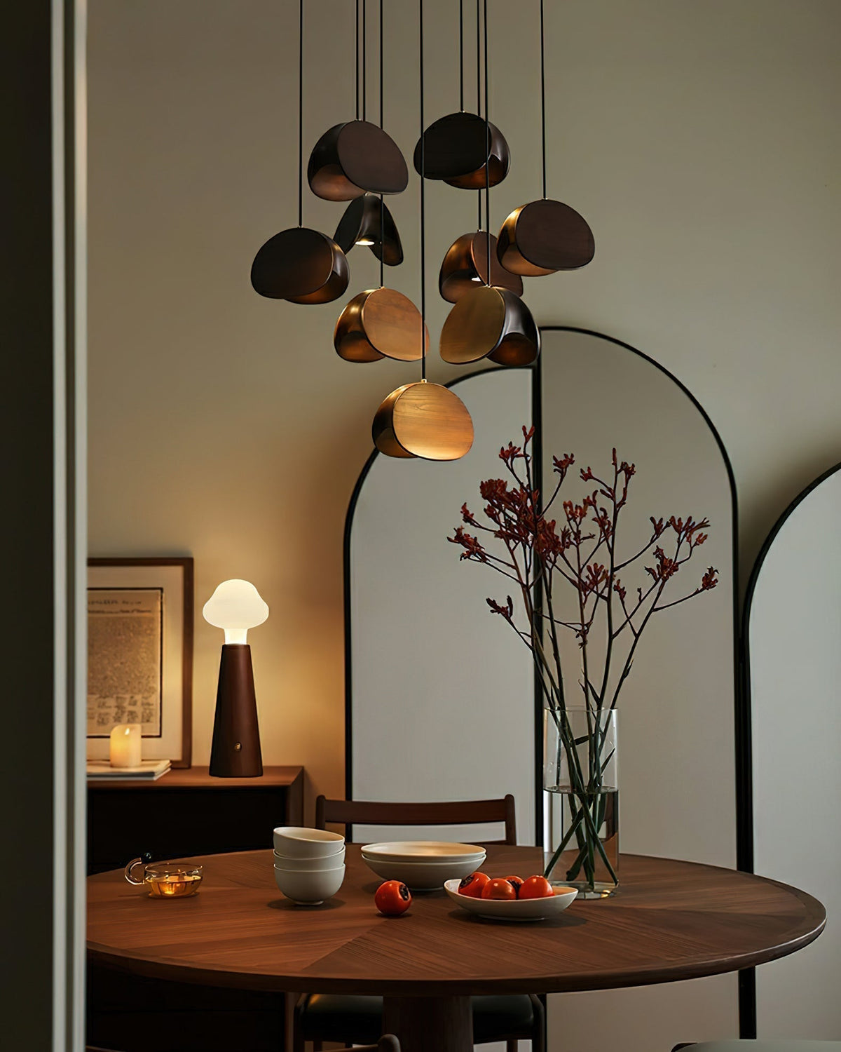 Elmiren Cluster Wood Pendant Light