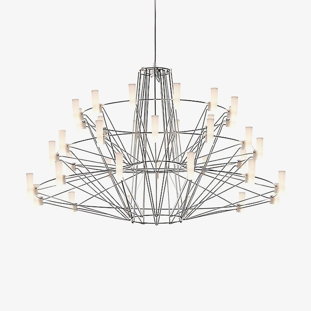 Orinenine Chandelier Sky Ballet Stainless Steel Acrylic Modern