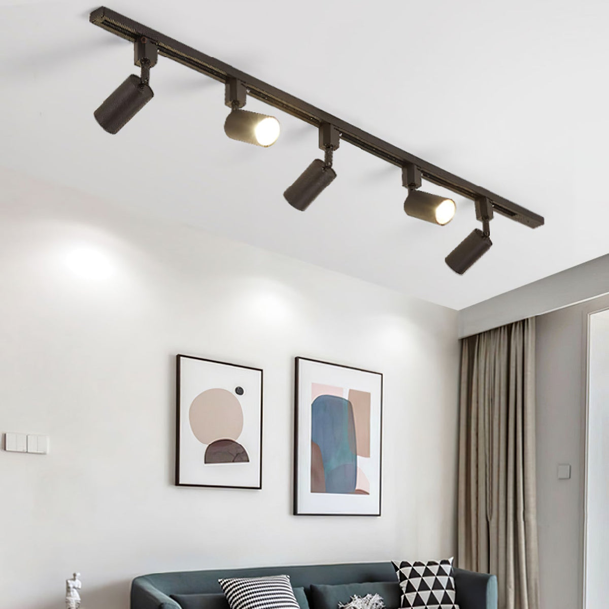 Ophelia Ceiling Lamp Sleek Cylinder Track with Minimalist
