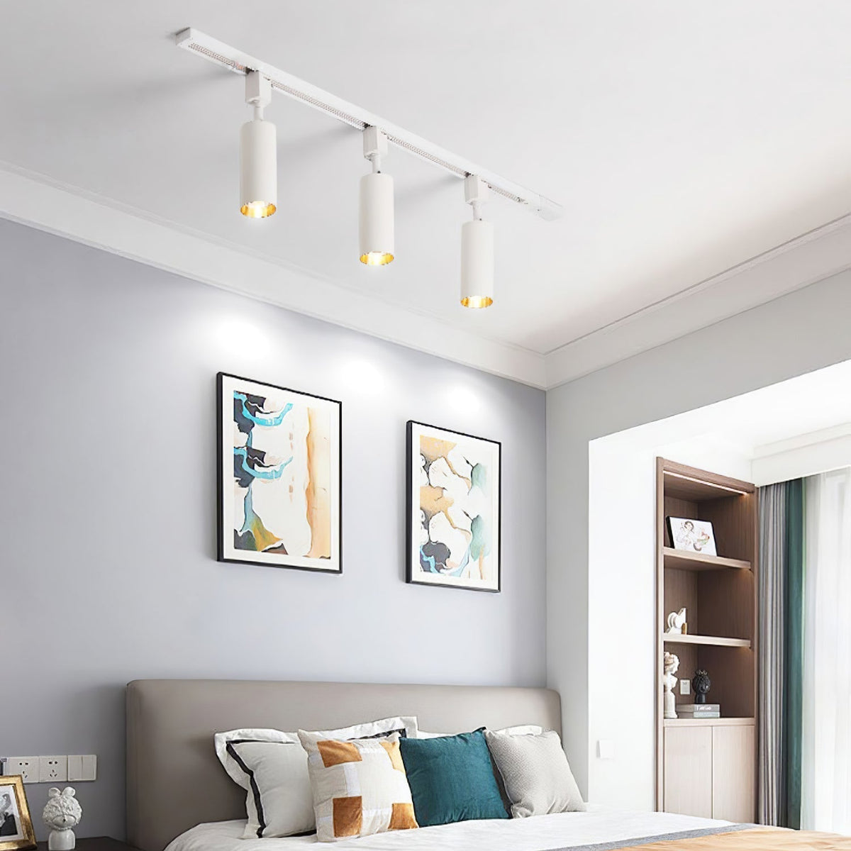 Ophelia Ceiling Lamp Sleek Cylinder Track with Minimalist