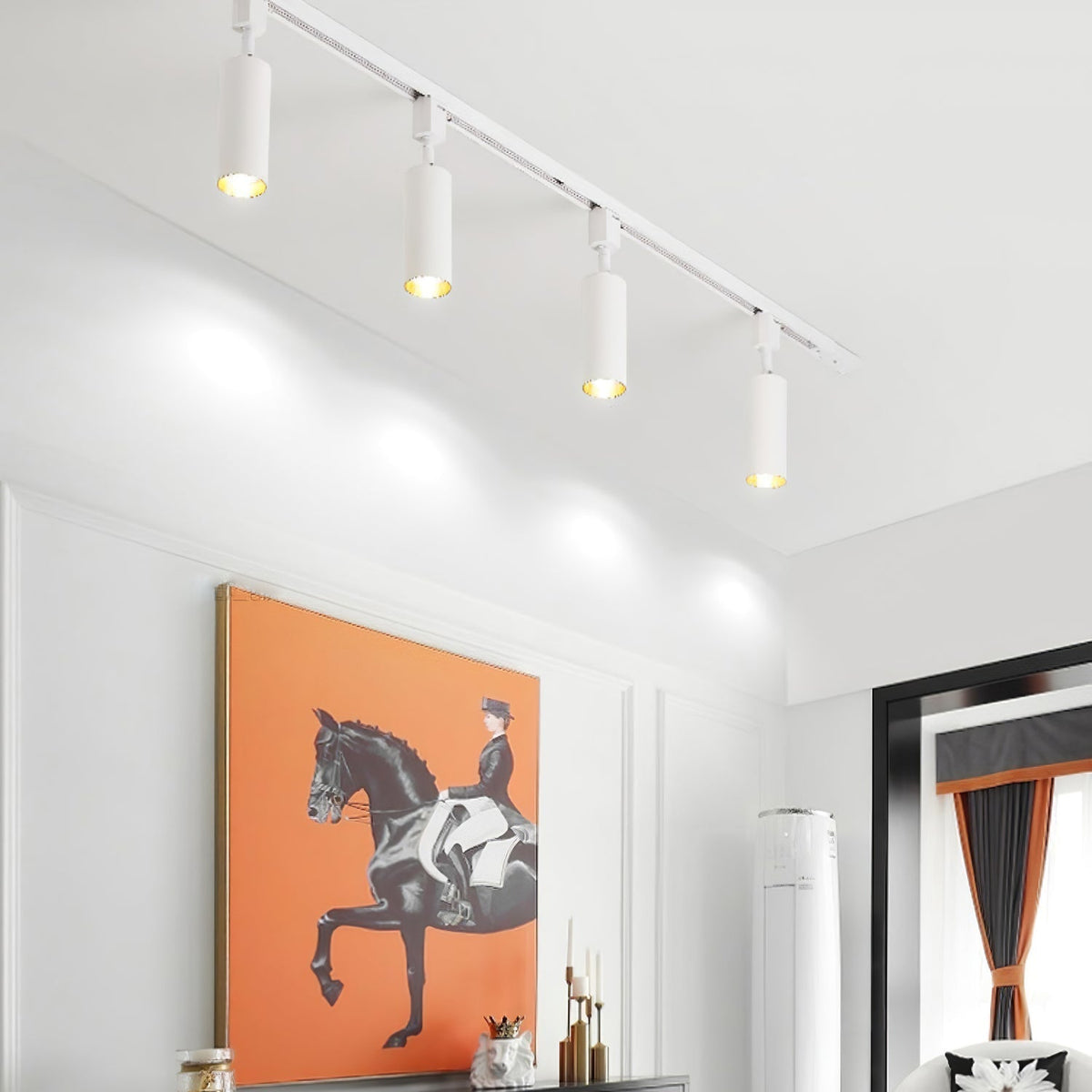 Ophelia Ceiling Lamp Sleek Cylinder Track with Minimalist