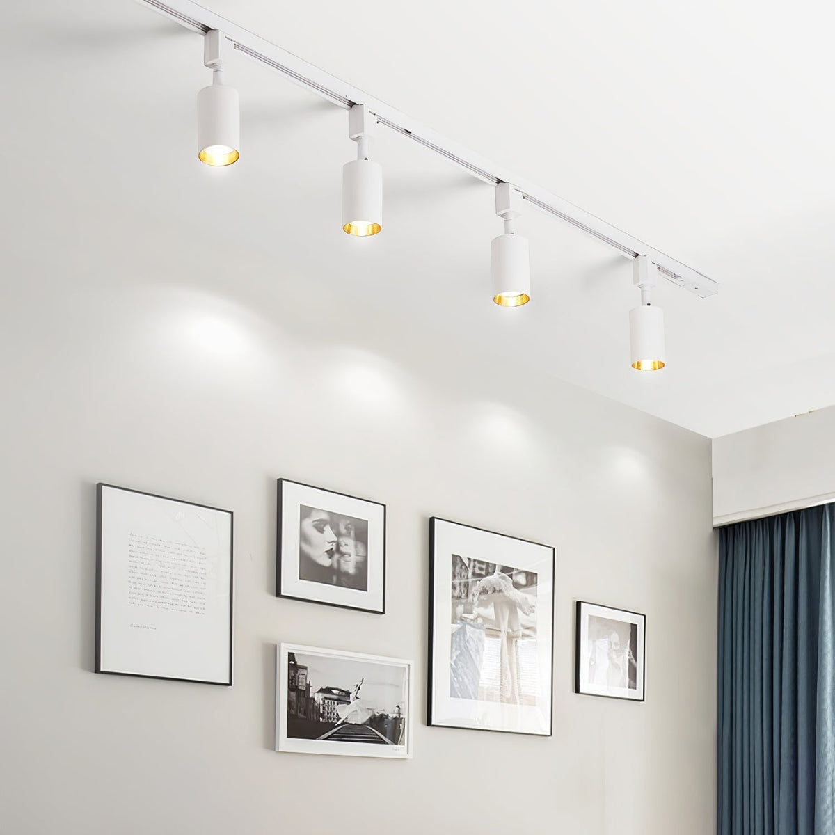 Ophelia Ceiling Lamp Sleek Cylinder Track with Minimalist