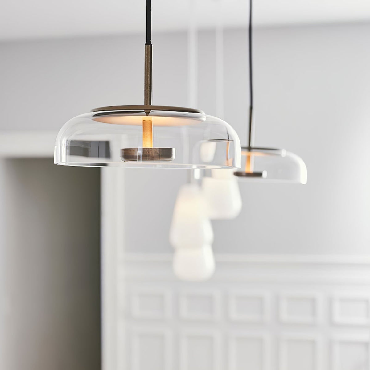 Liorenia Pendant Lamp Transparent Glass Sleek