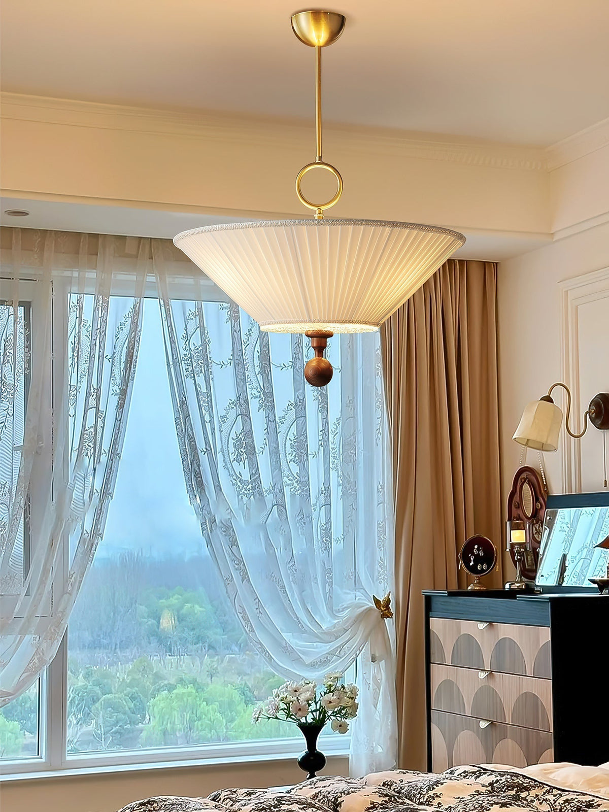 Maltik Pleated Pendant Light