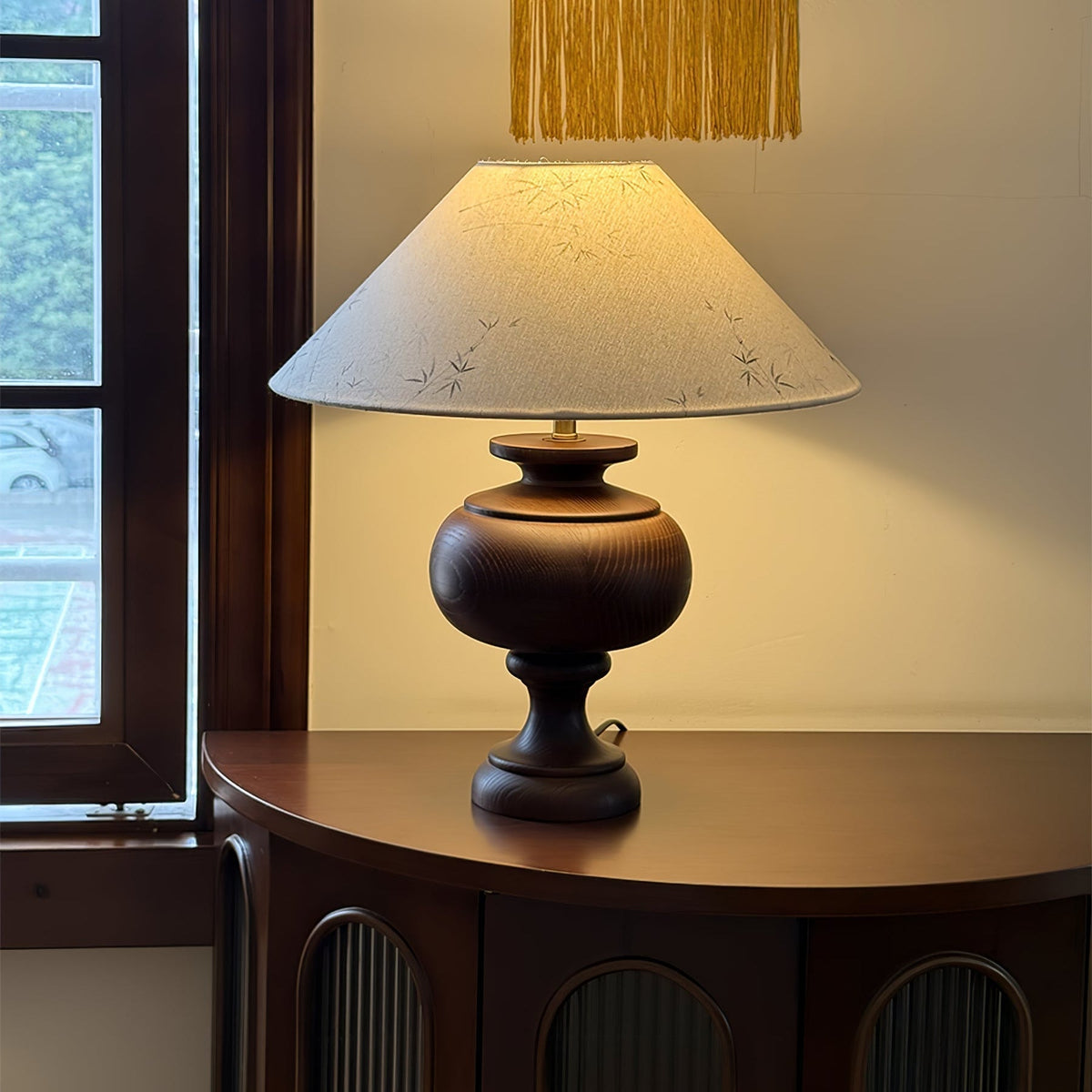 Culiril Oriental Fabric Table Lamp