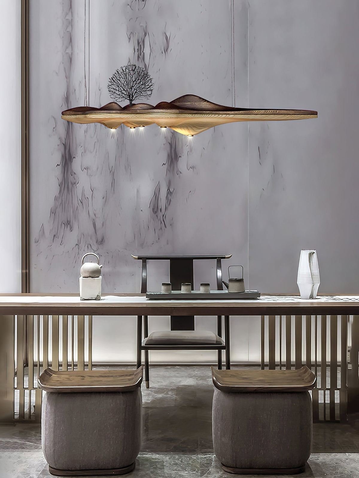 Tolven Premium Elegance Wood Pendant Lamp