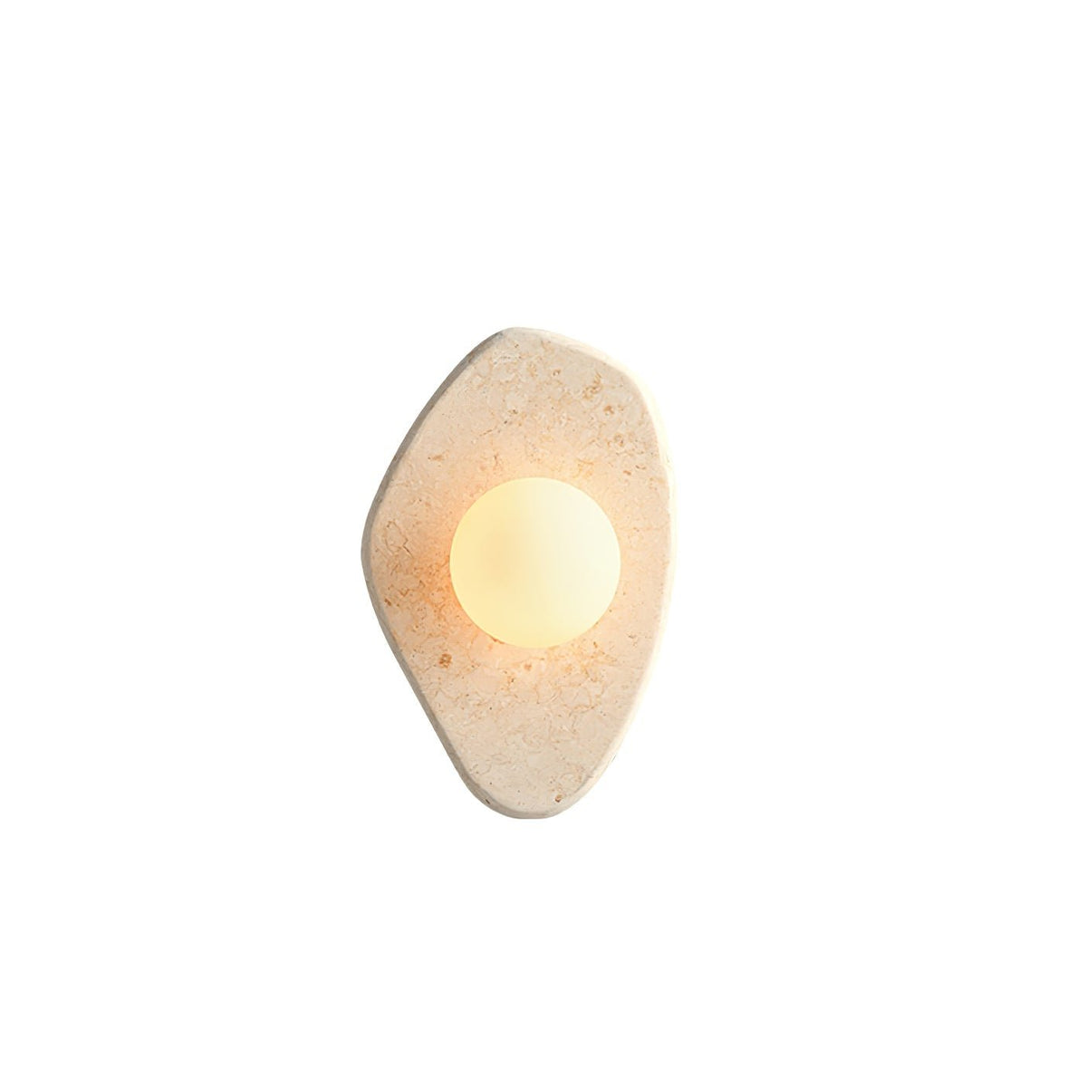 Pebble Rustic Marble Wall Light