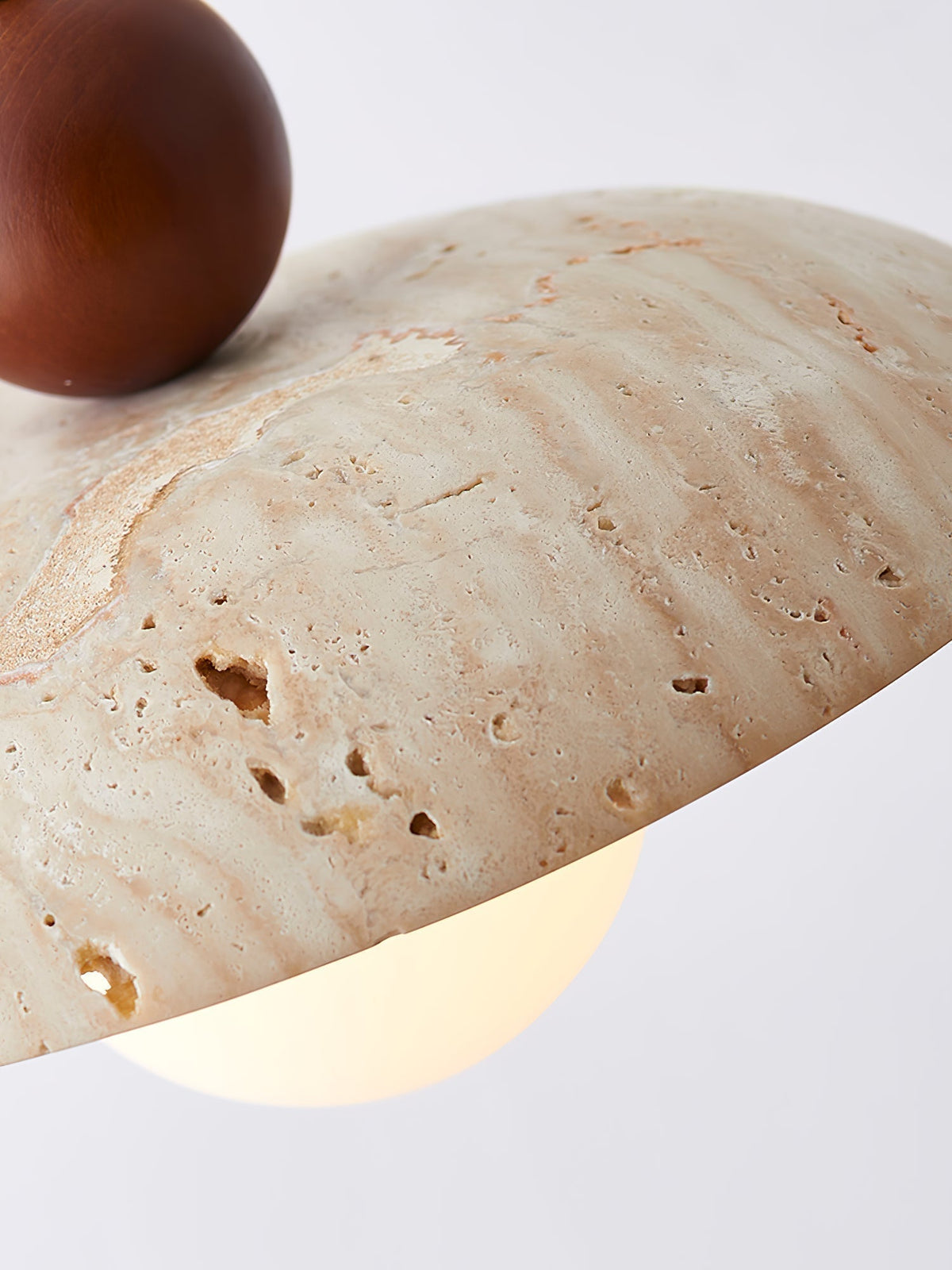 Nerix Travertine Pendant Light