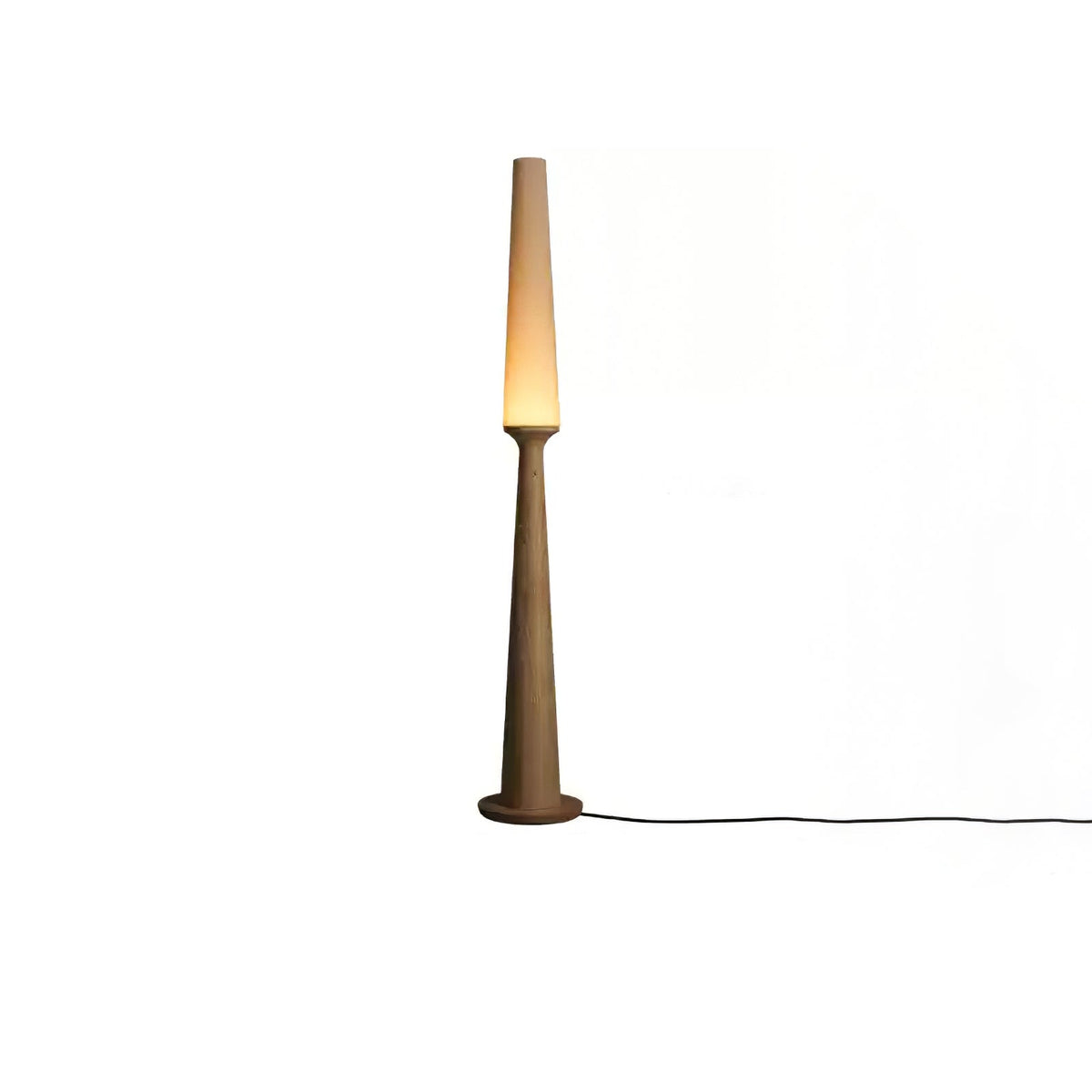 Vetheora Tapered Wood Floor Lamp