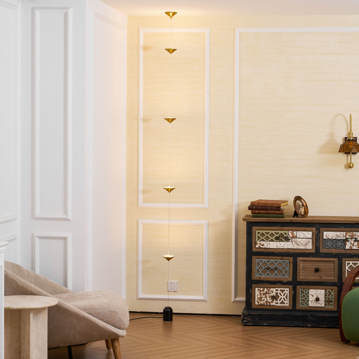 Elina Marble Floor Lamp