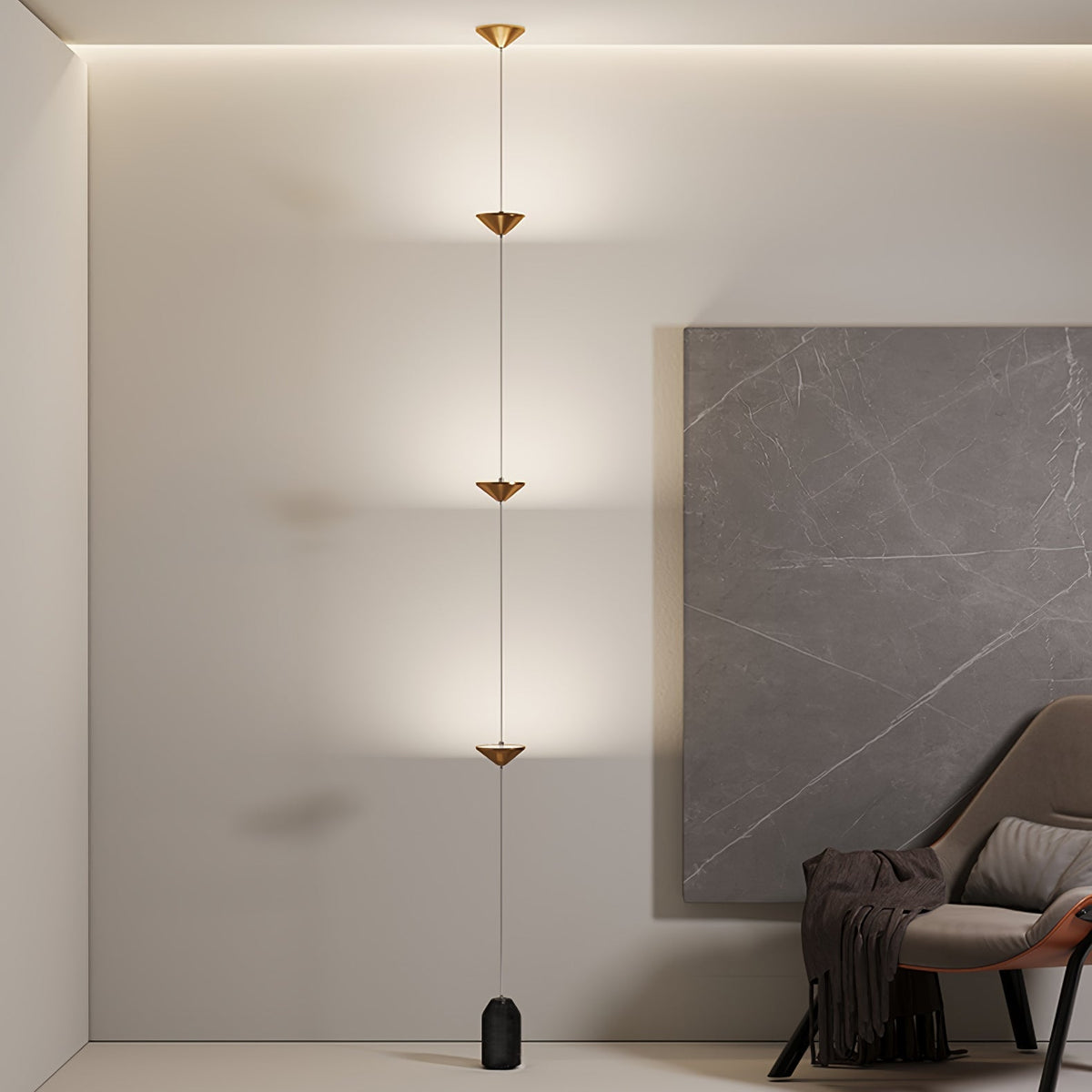 Elina Marble Floor Lamp