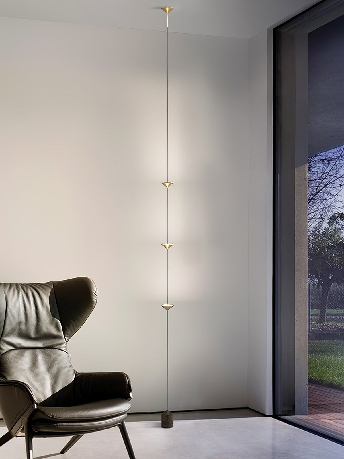 Elina Marble Floor Lamp