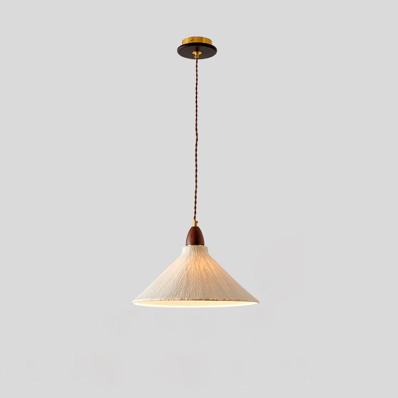 Locan Paper & Wood Pendant Lamp