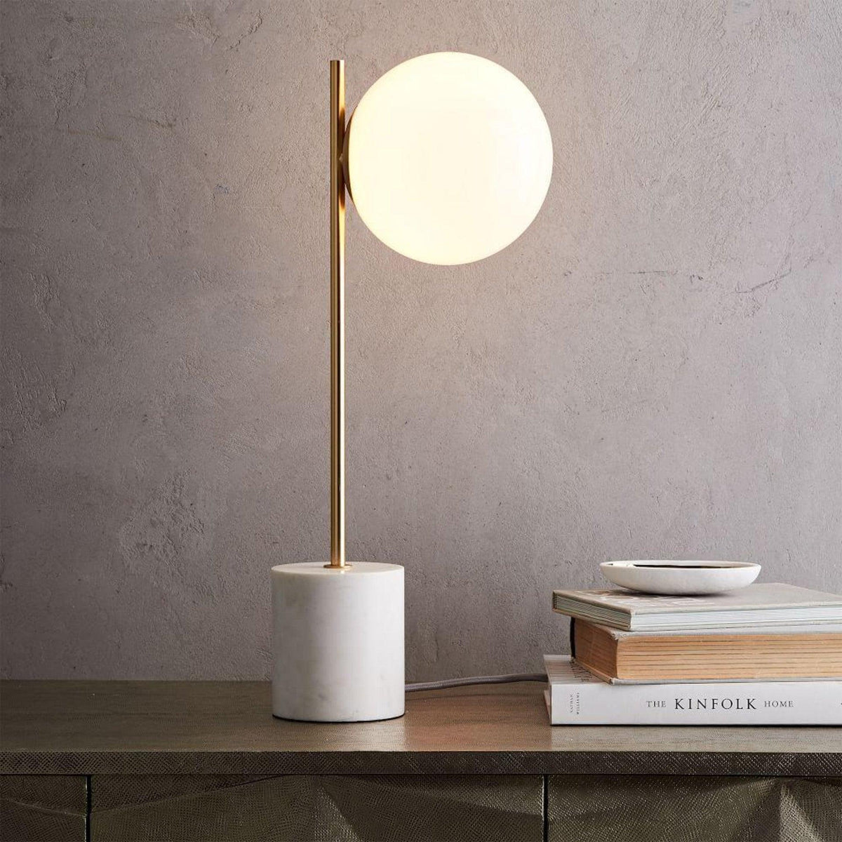 Tocor Marble Minimalist Table Lamp
