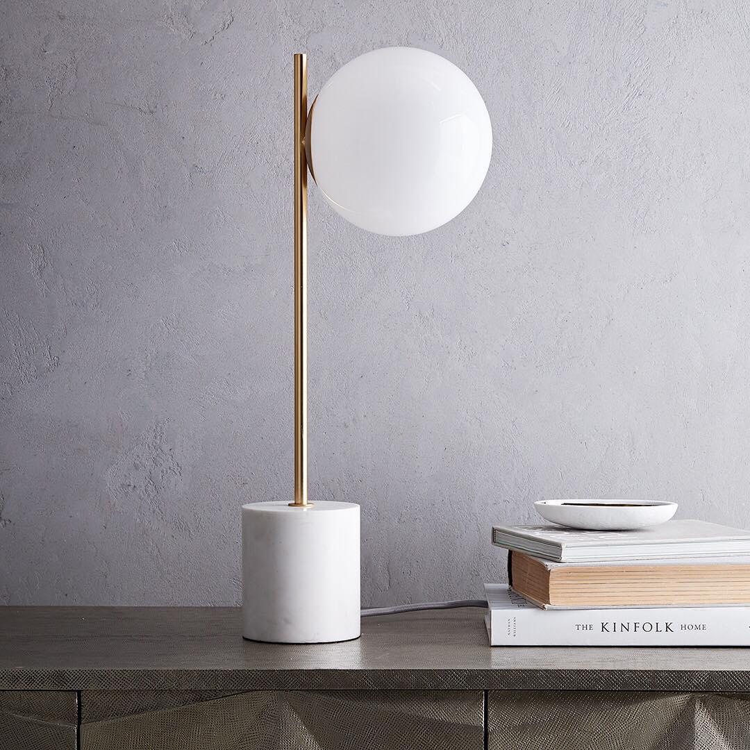 Tocor Marble Minimalist Table Lamp