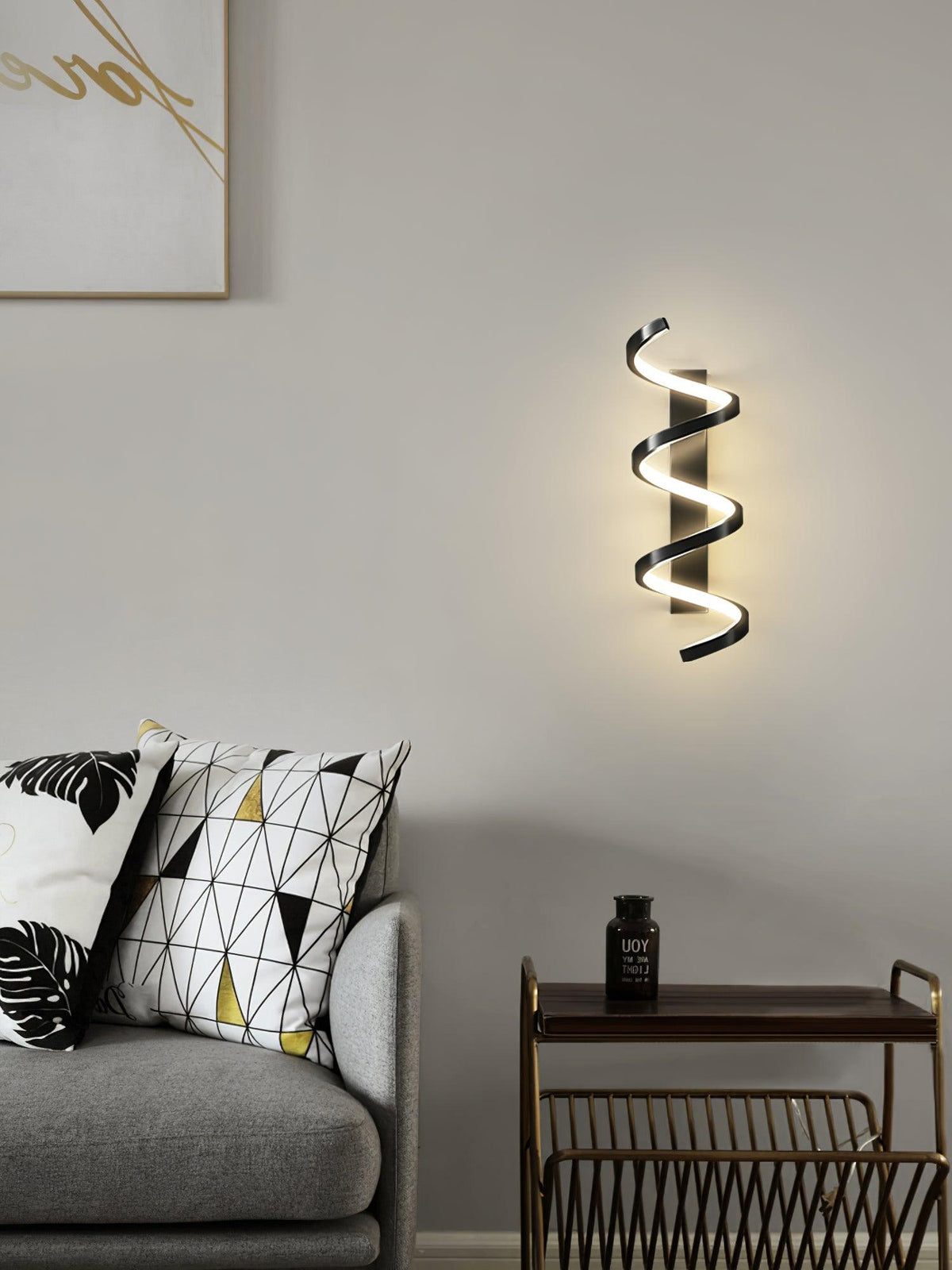 Asilion Nordic Art Spiral Wall Light