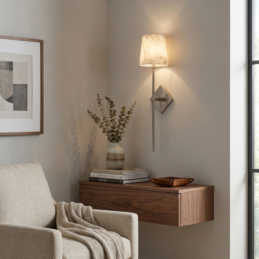 Davenwick Alabaster Wall Sconce