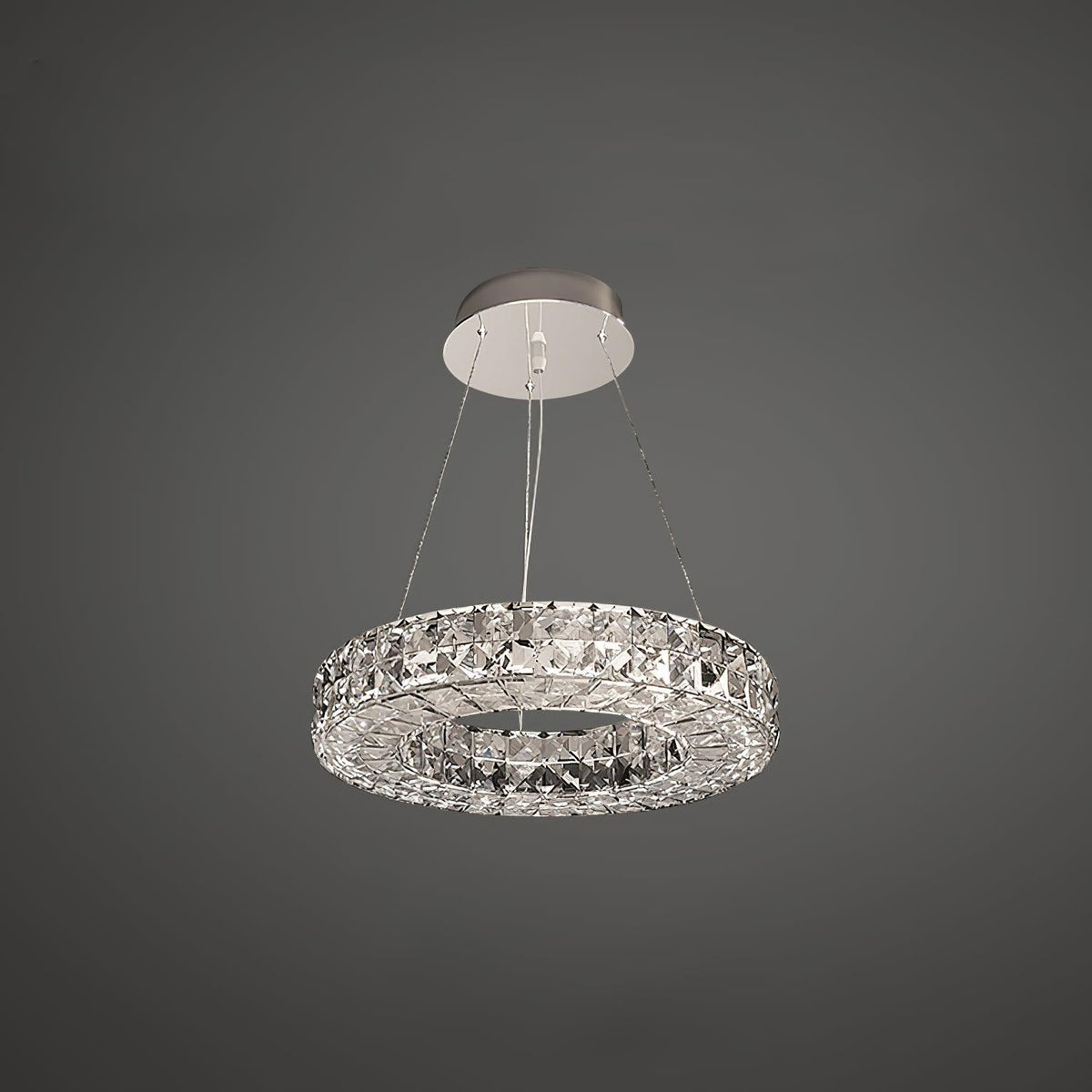 Luxerian Chandelier Crystal Ring Spiridon Luxe