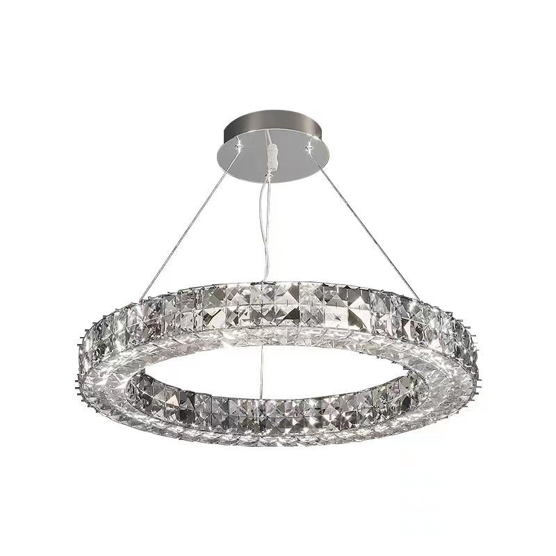 Luxerian Chandelier Crystal Ring Spiridon Luxe