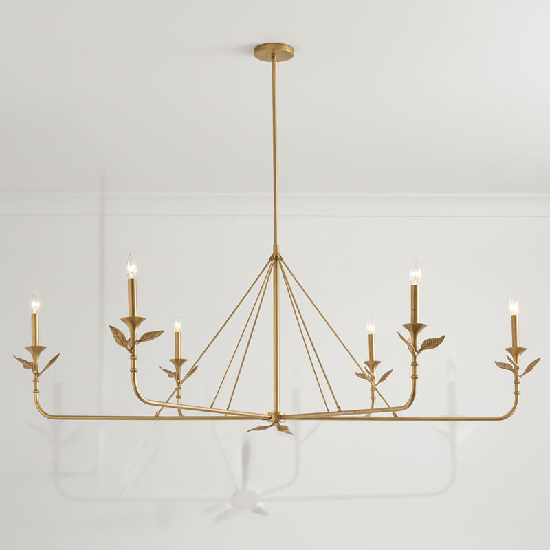 Benel Branching Leaf Chandelier