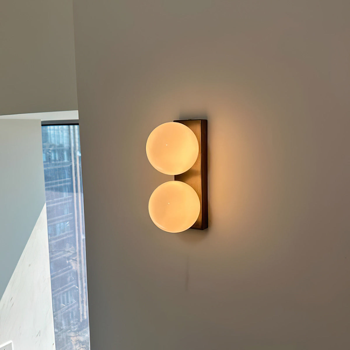 Keswick Opal Globe Wall Lamp