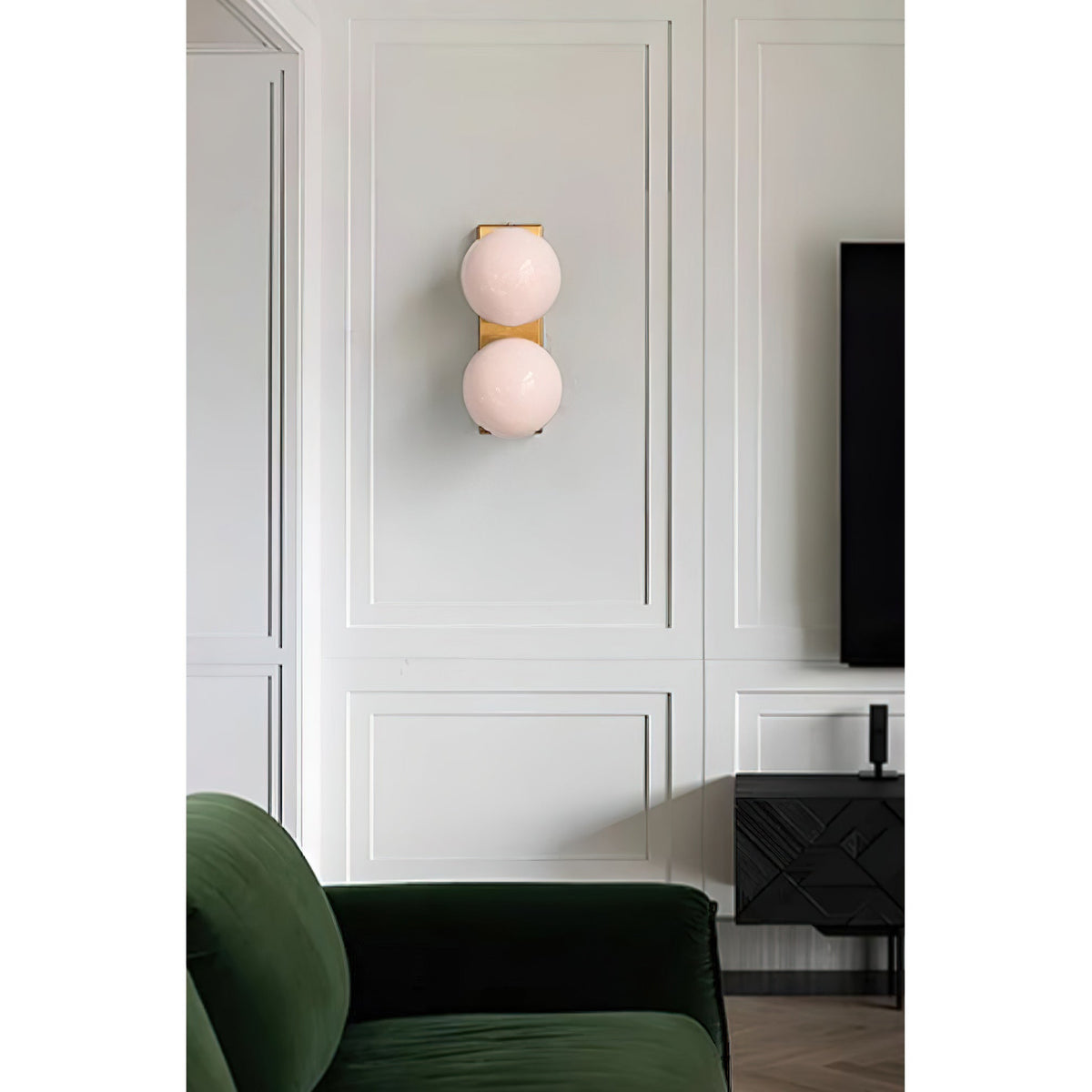 Keswick Opal Globe Wall Lamp