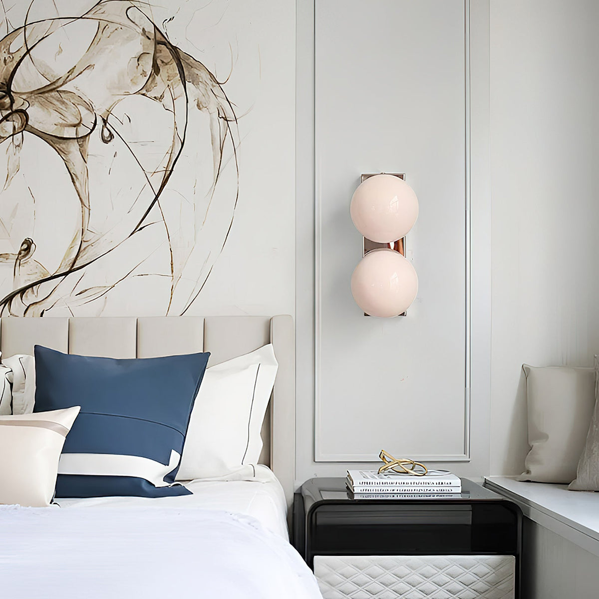 Keswick Opal Globe Wall Lamp